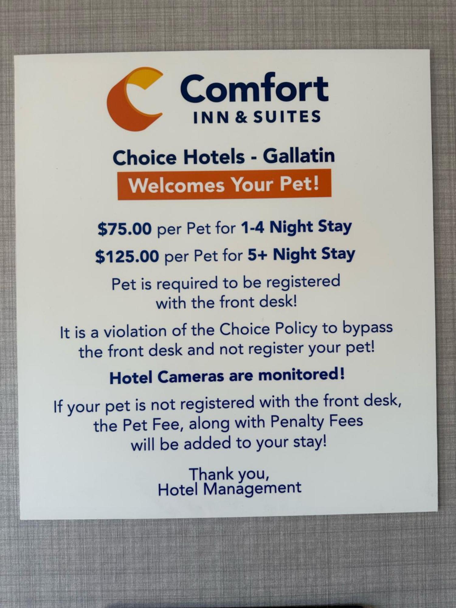 Comfort Inn & Suites Gallatin - Nashville Metro Экстерьер фото